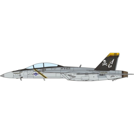 1/72 F/A-18F SUPER HORNET U.S. NAVY VFA-103 JOLLY ROGERS, OPERATION INHERENT RESOLVE 2016