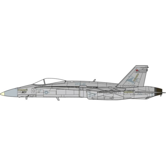 1/72 F/A-18C HORNET U.S. NAVY VFA-81 SUNLINERS, DESERT STORM, 1991