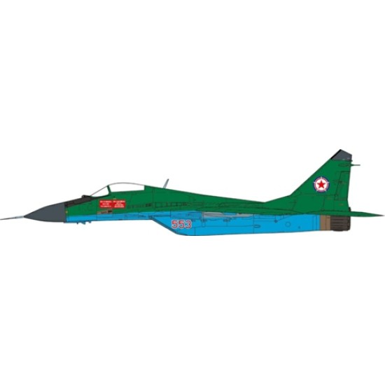1/72 MIG-29 FULCRUM KOREAN PEOPLE'S ARMY AIR FORCE, 1ST AIR COMBAT DIVISION, 55TH AIR REGIMENT, 2012 1/72 MIG-29 FULCRUM KOREAN PEOPLE'S ARMY AIR FORCE, 1ST AIR COMBAT DIVISION, 55TH AIR REGIMENT, 2012