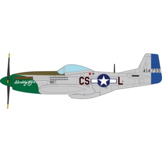 1/72 P-51D MUSTANG RAYMOND S.WETMORE US ARMY AIR FORCE 370TH FS, 359TH FG, 8TH AF, 1945