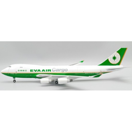 JCXX20257C - 1/200 EVA AIR CARGO BOEING 747-400F INTERACTIVE SERIES REG:  B-16482 WITH STAND