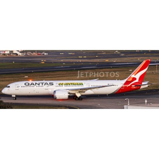 JCXX20568 - 1/200 QANTAS BOEING 787-9 DREAMLINER GO AUSTRALIA REG: VH-ZNH WITH STAND