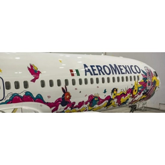 JCXX20570 - 1/200 AEROMEXICO BOEING 737 MAX 9 KUKULCAN REG: XA-GQS WITH STAND