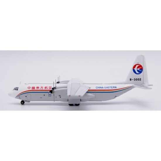 JCXX40113 - 1/400 CHINA EASTERN AIRLINES LOCKHEED L-100-30 HERCULES REG: B-3002 WITH ANTENNA