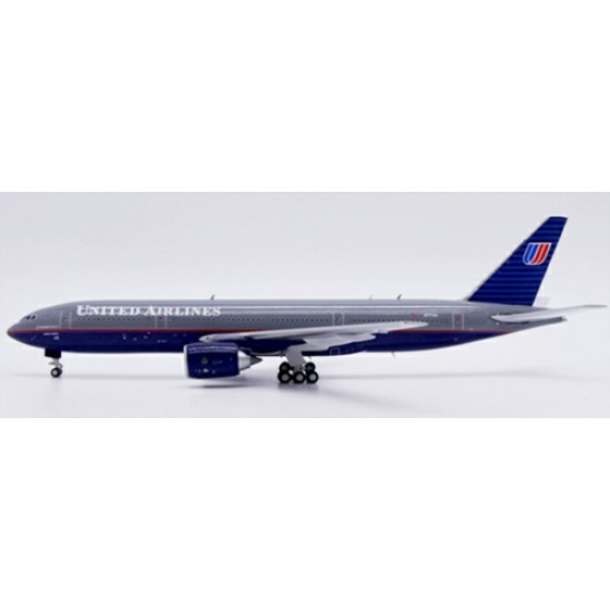 JCXX40206 - 1/400 UNITED AIRLINES BOEING 777-200 BATTLESHIP REG: N777UA WITH ANTENNA