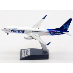 1/200 737-8Q8 AIR TRANSAT C-GTQF WITH STAND JF-737-8-028