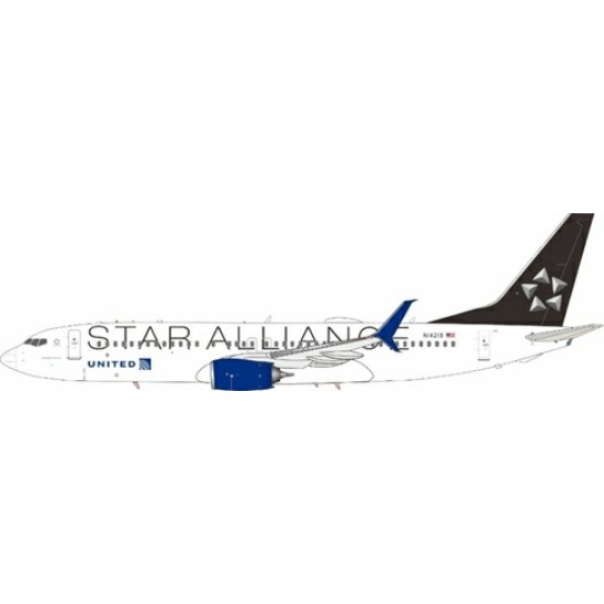 1/200 BOEING 737-824 STAR ALLIANCE UNITED AIRLINES N14219 (LIMITED 46PCS)