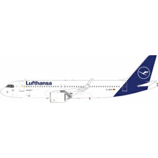 p/s 7/24 1/200 A320-271N LUFTHANSA D-AINX WITH STAND