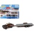 1/64 1966 FORD BRONCO WITH OPEN CAR TRAILER JLBT016