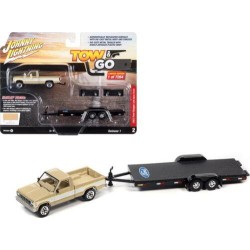 1/64 1983 FORD RANGER W/OPEN TRAILER LIGHT DESERT TAN JLBT017 A 1/64 1983 FORD RANGER W/OPEN TRAILER LIGHT DESERT TAN JLBT017 A