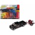 1/64 2002 CHEVY SILVERADO BLACK W/TOW DOLLY JLBT018 SET A