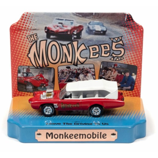 1/64 MONKEES MOBILE W/TIN (RED AND WHITE) JLDR018-1