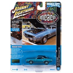 1/64 1969 CHEVY COPO CAMARO RS AZURE TURQUOISE MCACN JLMC031A-6