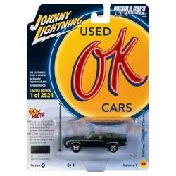 1/64 1969 CHEVY CAMARO RS/SS CONVERTIBLE FATHOM GREEN POLY JLMC032A-6