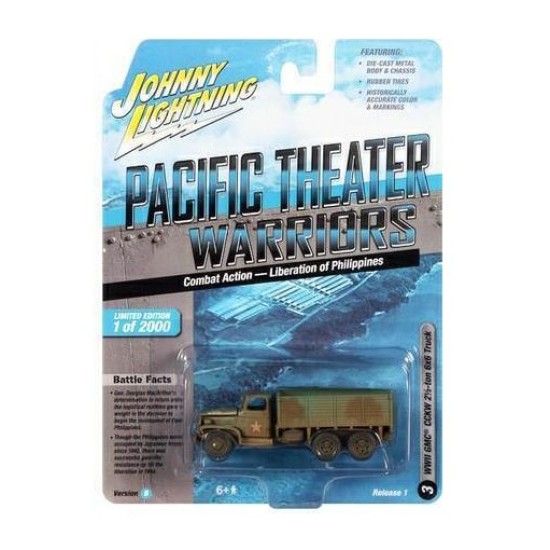 1/87 WWII GMC CCKW 6X6 LIBERATION OF PHILIPPINES PACIFIC THEATER WARRIORS JLML007