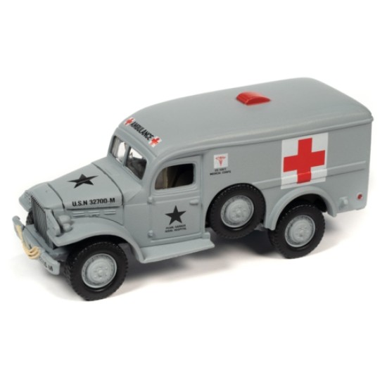 1/64 WWII WARRIORS GMC WC54 AMBULANCE PEARL HARBOR JLML008 A