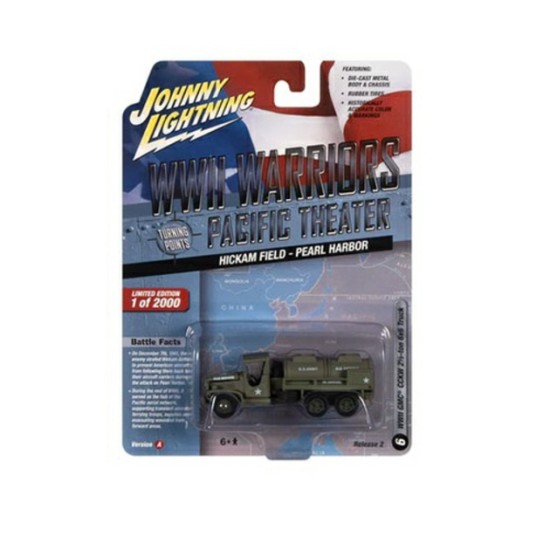 1/64 WWII WARRIORS GMC CCKW TRUCK HICKAM FIELD-PEARL HARBOR JLML008 A