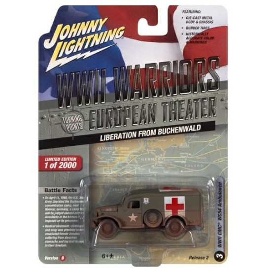 1/64 JL DODGE WW2 WC54 AMBULANCE LIBERATION FROM BUCHENWALD JLML008 B