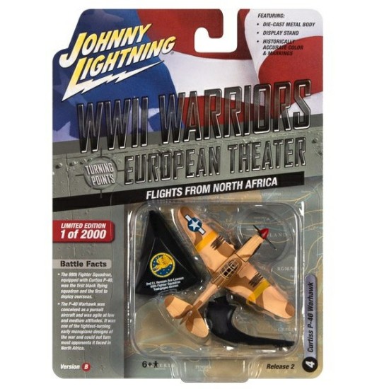 1/64 WW2 CURTIS P-40 WARHAWK FLIGHTS FROM N AFRICA JLML008 B