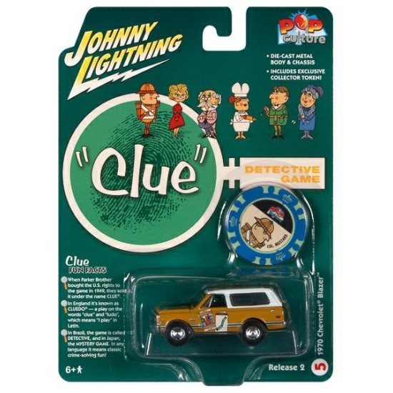 1/64 VINTAGE CLUE 1970 BLAZER GOLD/WHITE JLPC007