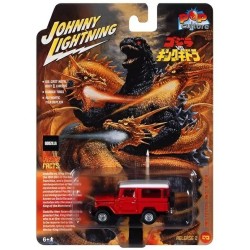 1/64 GODZILLA 1980 TOYOTA LAND CRUISER RED/WHITE ROOF JLPC012-3