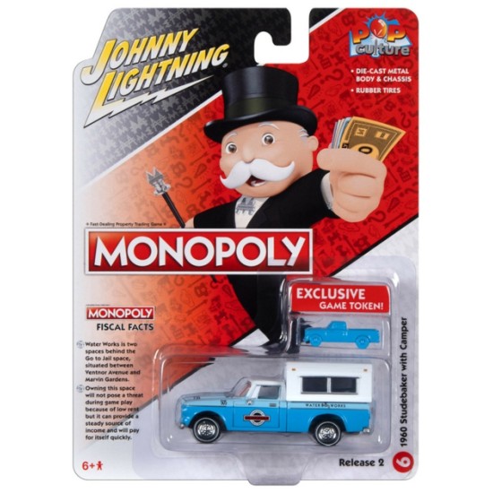 1/64 MONOPOLY 1960 STUDEBAKER WITH CAMPER JLPC012-6