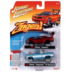 1/64 2011 CHEVY CAMERO & 1973 CHEVY CHEYENNE ZINGERS JLPK015 1/64 2011 CHEVY CAMERO & 1973 CHEVY CHEYENNE ZINGERS JLPK015