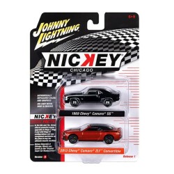 1/64 1969 CHEVROLET CAMARO SS AND 2013 CHEVY CAMARO ZL1 CONVERTIBLE JLPK020A-3
