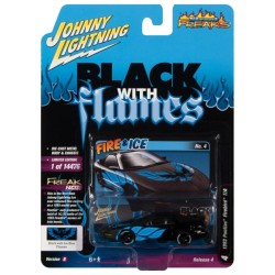 1/64 1993 PONTIAC FIREBIRD T/A BLACK BLUE FLAMES JLSF022 1/64 1993 PONTIAC FIREBIRD T/A BLACK BLUE FLAMES JLSF022