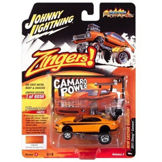 1/64 ZINGERS 2011 CHEVY CAMARO ORANGE JLSF024