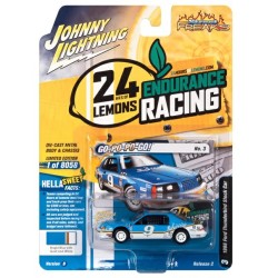 1/64 24 HRS OF LEMONS 1986 FORD THUNDERBIRD BLUE/WHITE JLSF024 1/64 24 HRS OF LEMONS 1986 FORD THUNDERBIRD BLUE/WHITE JLSF024