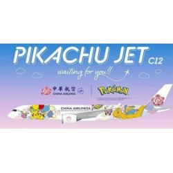1/200 B-18916 CHINA AIRLINES AIRBUS A350-900XWB PIKACHU JET 1/200 B-18916 CHINA AIRLINES AIRBUS A350-900XWB PIKACHU JET