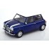 1/12 MINI COOPER LEFT HAND DRIVE BLUE METALLIC/WHITE
