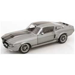 KKDC120171 - 1/12 FORD MUSTANG SHELBY GT500 - GREY METALLIC / BLACK STRIPES - ELEANOR 1967 (GONE IN 60 SECONDS) KKDC120171 - 1/12 FORD MUSTANG SHELBY GT500 - GREY METALLIC / BLACK STRIPES - ELEANOR 1967 (GONE IN 60 SECONDS)