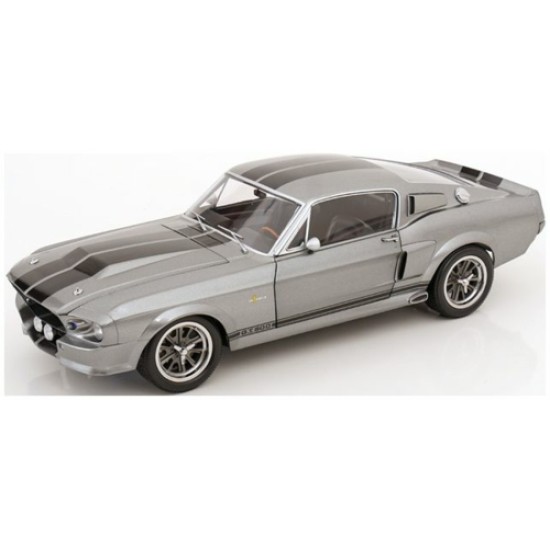 KKDC120171 - 1/12 FORD MUSTANG SHELBY GT500 - GREY METALLIC / BLACK STRIPES - ELEANOR 1967 (GONE IN 60 SECONDS) KKDC120171 - 1/12 FORD MUSTANG SHELBY GT500 - GREY METALLIC / BLACK STRIPES - ELEANOR 1967 (GONE IN 60 SECONDS)