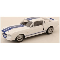 KKDC120172 - 1/12 FORD MUSTANG SHELBY GT500 - WHITE/BLUE ELEANOR 1967 KKDC120172 - 1/12 FORD MUSTANG SHELBY GT500 - WHITE/BLUE ELEANOR 1967