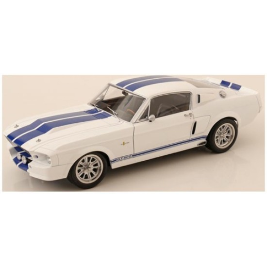 KKDC120172 - 1/12 FORD MUSTANG SHELBY GT500 - WHITE/BLUE ELEANOR 1967 KKDC120172 - 1/12 FORD MUSTANG SHELBY GT500 - WHITE/BLUE ELEANOR 1967
