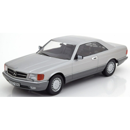 KKDC180332 - 1/18 MERCEDES 560 SEC C126 1985, SILVER KKDC180332 - 1/18 MERCEDES 560 SEC C126 1985, SILVER