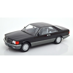 KKDC180334 - 1/18 MERCEDES 560 SEC C126 1985, BLACK, KKDC180334 - 1/18 MERCEDES 560 SEC C126 1985, BLACK,