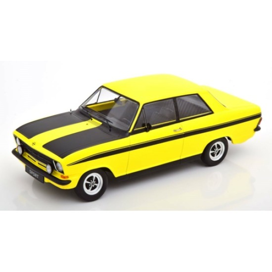 1/18 OPEL KADETT B SPORT 1973 YELLOW/BLACK