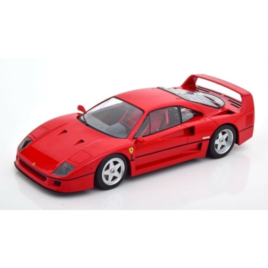 KKDC180694 - 1/18 FERRARI F40 1987 RED WITH RED SEATS