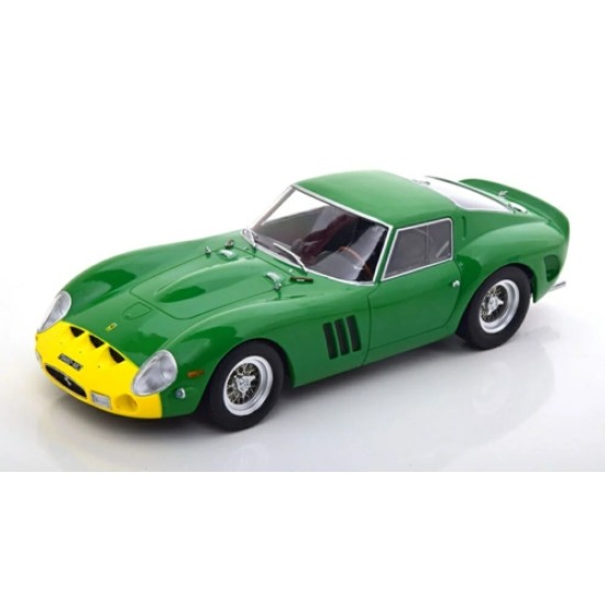 1/18 FERRARI 250 GTO 1962 GREEN/YELLOW WITH DECALS
