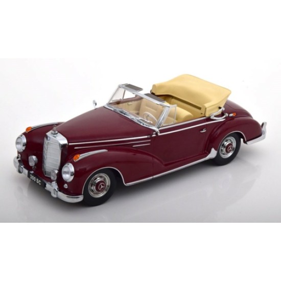 KKDC180942 - 1/18 MERCEDES 300 SC W188 CABRIO DARK RED 1957