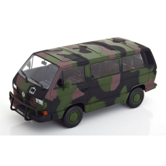 KKDC180969 - 1/18 VW T3 BUS GERMAN ARMY 1987 CAMOUFLAGE