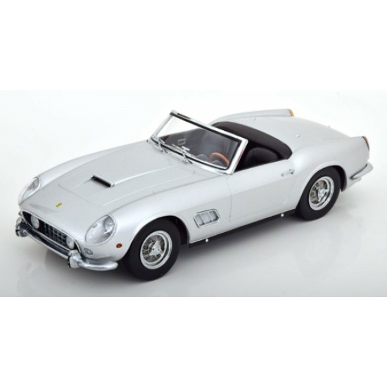 KKDC181042 - 1/18 FERRARI 250 GT CALIFORNIA SPYDER 1960 SILVER AND BLACK