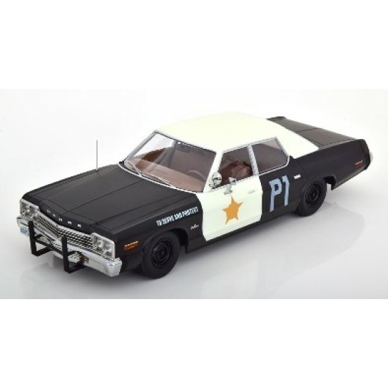 KKDC120127 - 1/18 DODGE MONACO 1974 BLUESMOBILE (LOOK A LIKE)