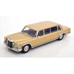 KKDC181132 - 1/18 MERCEDES 600 LWB W100 PULLMAN 1964 GOLD METALLIC KKDC181132 - 1/18 MERCEDES 600 LWB W100 PULLMAN 1964 GOLD METALLIC