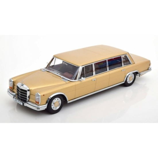 KKDC181132 - 1/18 MERCEDES 600 LWB W100 PULLMAN 1964 GOLD METALLIC