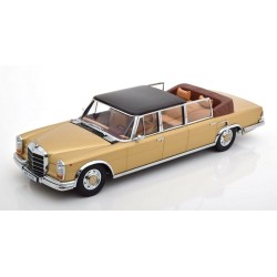 KKDC181183 - 1/18 MERCEDES 600 W100 LAUNDAULET 1964 GOLD METALLIC/BLACK KKDC181183 - 1/18 MERCEDES 600 W100 LAUNDAULET 1964 GOLD METALLIC/BLACK