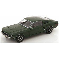 KKDC181391 - 1/18 FORD MUSTANG GT FASTBACK 1968 - DARK GREEN BULLITT LOOK-A-LIKE